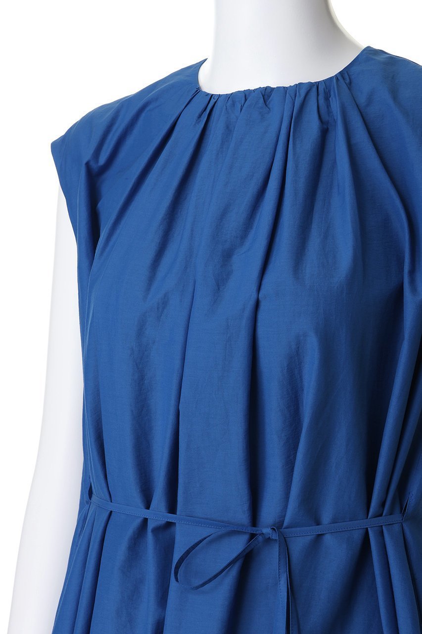 【ドメル/DOMELLE】のコットン ナイロン タフタ ドレス 人気、トレンドファッション・服の通販 founy(ファニー) 　ファッション　Fashion　レディースファッション　Fashion for Women　ワンピース　Dresses　フォーマル・パーティードレス・結婚式用ドレス　Elegant & Casual Dresses　チュニック　Tunic Tops & Dresses　ギャザー　Gathered, Ruffled　スリット　Slit, Slit Detail　タフタ　Taffeta, Structured Fabric　チュニック　Tunic, Long Top　ドレス　Dress, One-Piece　バランス　Balance, Style Balance　フロント　Front, Front Design　リボン　Ribbon, Bow　ロング　Long, Long-Length　other-5|ID: prp329100004924886 ipo3291000000036954137