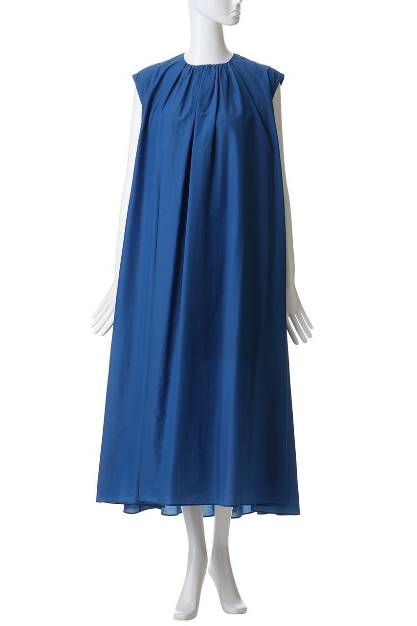 【ドメル/DOMELLE】のコットン ナイロン タフタ ドレス 人気、トレンドファッション・服の通販 founy(ファニー) 　ファッション　Fashion　レディースファッション　Fashion for Women　ワンピース　Dresses　フォーマル・パーティードレス・結婚式用ドレス　Elegant & Casual Dresses　チュニック　Tunic Tops & Dresses　ギャザー　Gathered, Ruffled　スリット　Slit, Slit Detail　タフタ　Taffeta, Structured Fabric　チュニック　Tunic, Long Top　ドレス　Dress, One-Piece　バランス　Balance, Style Balance　フロント　Front, Front Design　リボン　Ribbon, Bow　ロング　Long, Long-Length　other-6|ID: prp329100004924886 ipo3291000000036954138