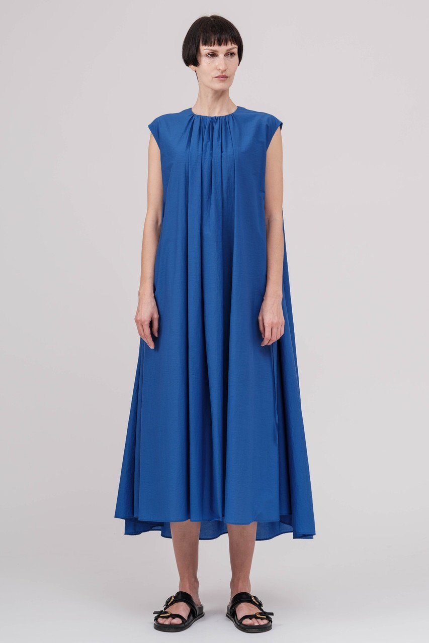 【ドメル/DOMELLE】のコットン ナイロン タフタ ドレス 人気、トレンドファッション・服の通販 founy(ファニー) 　ファッション　Fashion　レディースファッション　Fashion for Women　ワンピース　Dresses　フォーマル・パーティードレス・結婚式用ドレス　Elegant & Casual Dresses　チュニック　Tunic Tops & Dresses　ギャザー　Gathered, Ruffled　スリット　Slit, Slit Detail　タフタ　Taffeta, Structured Fabric　チュニック　Tunic, Long Top　ドレス　Dress, One-Piece　バランス　Balance, Style Balance　フロント　Front, Front Design　リボン　Ribbon, Bow　ロング　Long, Long-Length　other-7|ID: prp329100004924886 ipo3291000000036954139