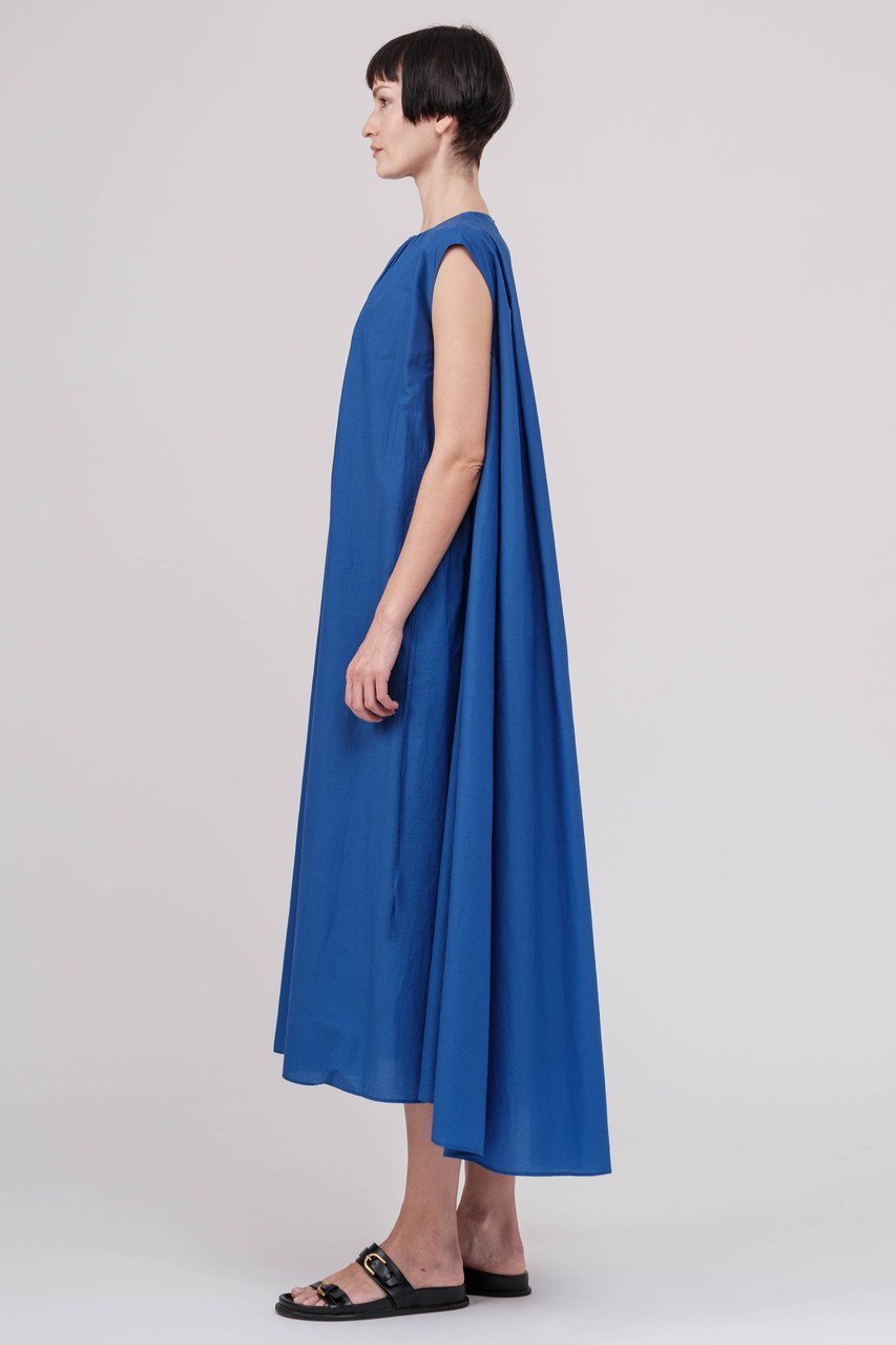 【ドメル/DOMELLE】のコットン ナイロン タフタ ドレス 人気、トレンドファッション・服の通販 founy(ファニー) 　ファッション　Fashion　レディースファッション　Fashion for Women　ワンピース　Dresses　フォーマル・パーティードレス・結婚式用ドレス　Elegant & Casual Dresses　チュニック　Tunic Tops & Dresses　ギャザー　Gathered, Ruffled　スリット　Slit, Slit Detail　タフタ　Taffeta, Structured Fabric　チュニック　Tunic, Long Top　ドレス　Dress, One-Piece　バランス　Balance, Style Balance　フロント　Front, Front Design　リボン　Ribbon, Bow　ロング　Long, Long-Length　other-8|ID: prp329100004924886 ipo3291000000036954140