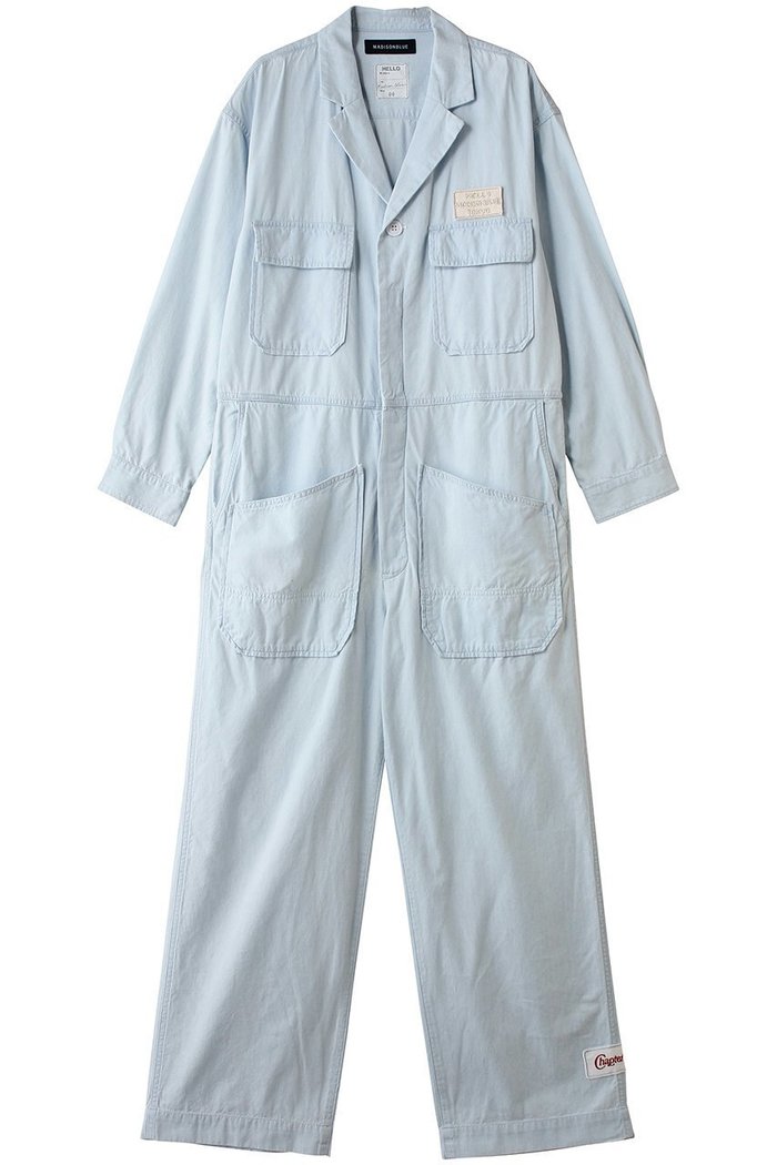 【マディソンブルー/MADISONBLUE】のJUMP SUIT CHAMBRAY(VW) ジャンプスーツ インテリア・キッズ・メンズ・レディースファッション・服の通販 founy(ファニー) https://founy.com/ ファッション Fashion レディースファッション Fashion for Women パンツ Pants & Trousers シャンブレー Chambray, Denim-Like Fabric スーツ Suit, Formalwear |ID: prp329100004924890 ipo3291000000036954160