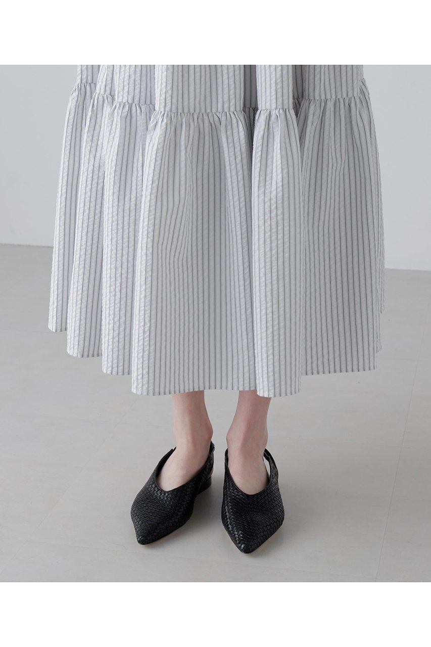 【アドーア/ADORE】のサッカーストライプワンピース 人気、トレンドファッション・服の通販 founy(ファニー) 　ファッション　Fashion　レディースファッション　Fashion for Women　ワンピース　Dresses　チュニック　Tunic Tops & Dresses　ギャザー　Gathered, Ruffled　ストライプ　Stripe, Striped Pattern　タフタ　Taffeta, Structured Fabric　チュニック　Tunic, Long Top　リボン　Ribbon, Bow　ロング　Long, Long-Length　other-8|ID: prp329100004924899 ipo3291000000036954262