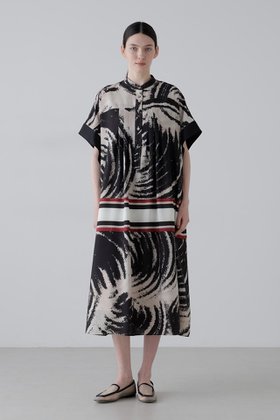 【アドーア/ADORE】 モダントライバルプリントワンピース人気、トレンドファッション・服の通販 founy(ファニー) ファッション Fashion レディースファッション Fashion for Women ワンピース Dresses チュニック Tunic Tops & Dresses チュニック Tunic, Long Top フロント Front, Front Design プリント Print, Printed Pattern ボーダー Border, Stripe モダン Modern, Contemporary モチーフ Motif, Design Theme ロング Long, Long-Length |ID:prp329100004924900