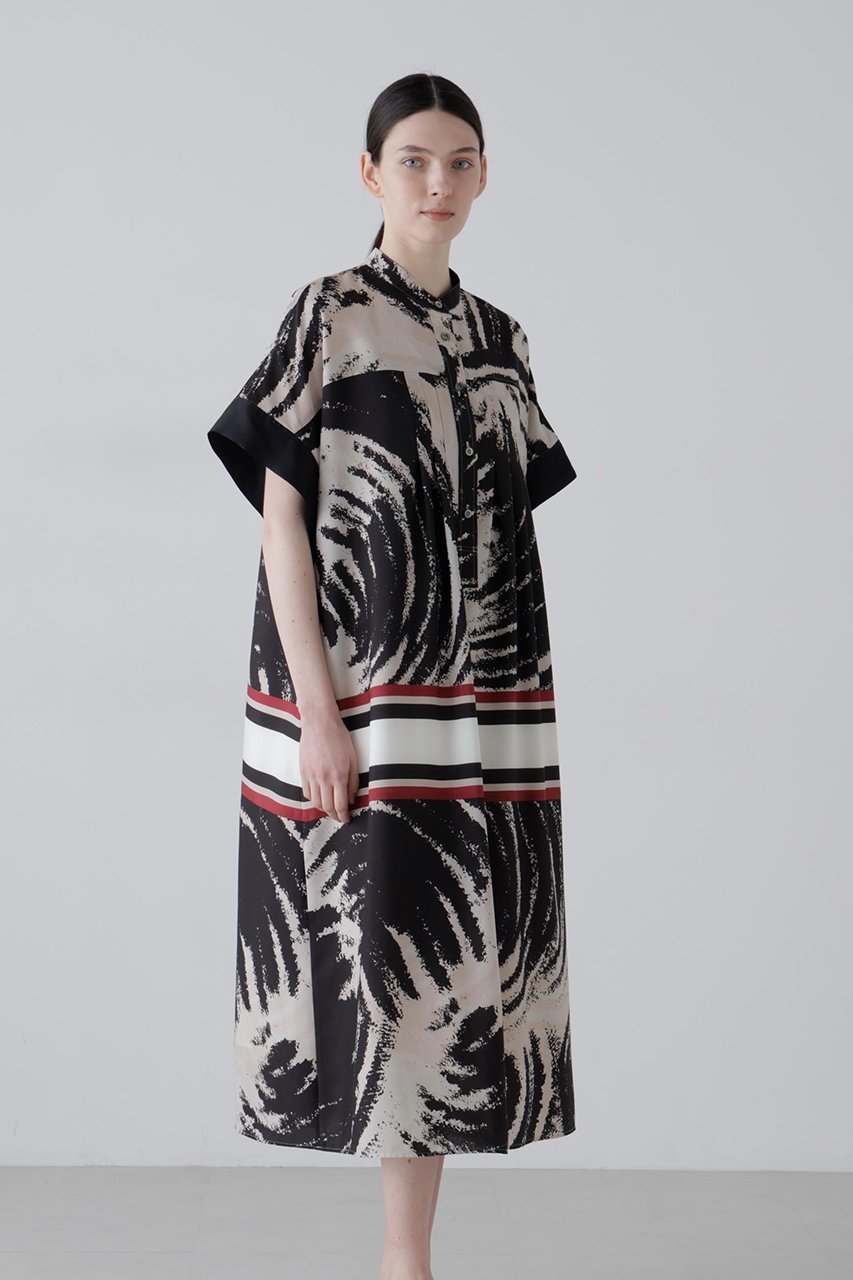 【アドーア/ADORE】のモダントライバルプリントワンピース 人気、トレンドファッション・服の通販 founy(ファニー) ファッション Fashion レディースファッション Fashion for Women ワンピース Dresses チュニック Tunic Tops & Dresses チュニック Tunic, Long Top フロント Front, Front Design プリント Print, Printed Pattern ボーダー Border, Stripe モダン Modern, Contemporary モチーフ Motif, Design Theme ロング Long, Long-Length other-2|ID: prp329100004924900 ipo3291000000036954265