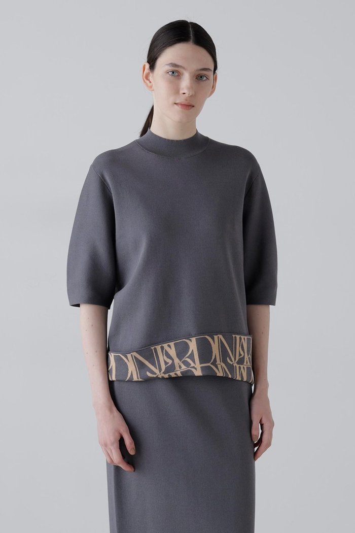 【アドーア/ADORE】のヒドゥンロゴニット インテリア・キッズ・メンズ・レディースファッション・服の通販 founy(ファニー) https://founy.com/ ファッション Fashion レディースファッション Fashion for Women トップス・カットソー Cut & Sew Tops ニット Knit Tops & Sweaters カジュアルプルオーバー・ニットトップス Pullovers & Knit Tops / Casual Pullovers ベーシック Basic, Essential 再入荷 Restock / Back in Stock 半袖 Short Sleeve, Half Sleeve |ID: prp329100004924903 ipo3291000000036954285