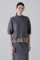 【アドーア/ADORE】のヒドゥンロゴニット 人気、トレンドファッション・服の通販 founy(ファニー) ファッション Fashion レディースファッション Fashion for Women トップス・カットソー Cut & Sew Tops ニット Knit Tops & Sweaters カジュアルプルオーバー・ニットトップス Pullovers & Knit Tops / Casual Pullovers ベーシック Basic, Essential 半袖 Short Sleeve, Half Sleeve thumbnail グレー|ID: prp329100004924903 ipo3291000000036954286