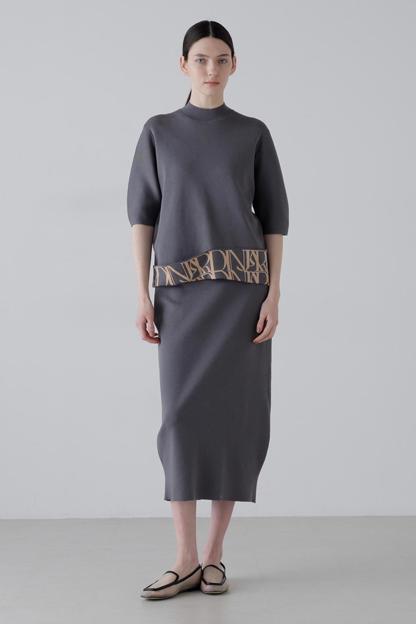 【アドーア/ADORE】のヒドゥンロゴニット 人気、トレンドファッション・服の通販 founy(ファニー) ファッション Fashion レディースファッション Fashion for Women トップス・カットソー Cut & Sew Tops ニット Knit Tops & Sweaters カジュアルプルオーバー・ニットトップス Pullovers & Knit Tops / Casual Pullovers ベーシック Basic, Essential 半袖 Short Sleeve, Half Sleeve other-2|ID: prp329100004924903 ipo3291000000036954287