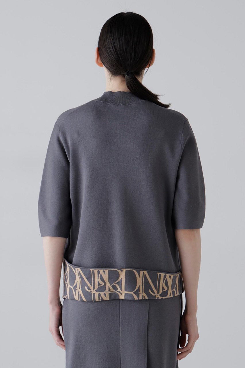 【アドーア/ADORE】のヒドゥンロゴニット 人気、トレンドファッション・服の通販 founy(ファニー) ファッション Fashion レディースファッション Fashion for Women トップス・カットソー Cut & Sew Tops ニット Knit Tops & Sweaters カジュアルプルオーバー・ニットトップス Pullovers & Knit Tops / Casual Pullovers ベーシック Basic, Essential 半袖 Short Sleeve, Half Sleeve other-4|ID: prp329100004924903 ipo3291000000036954289