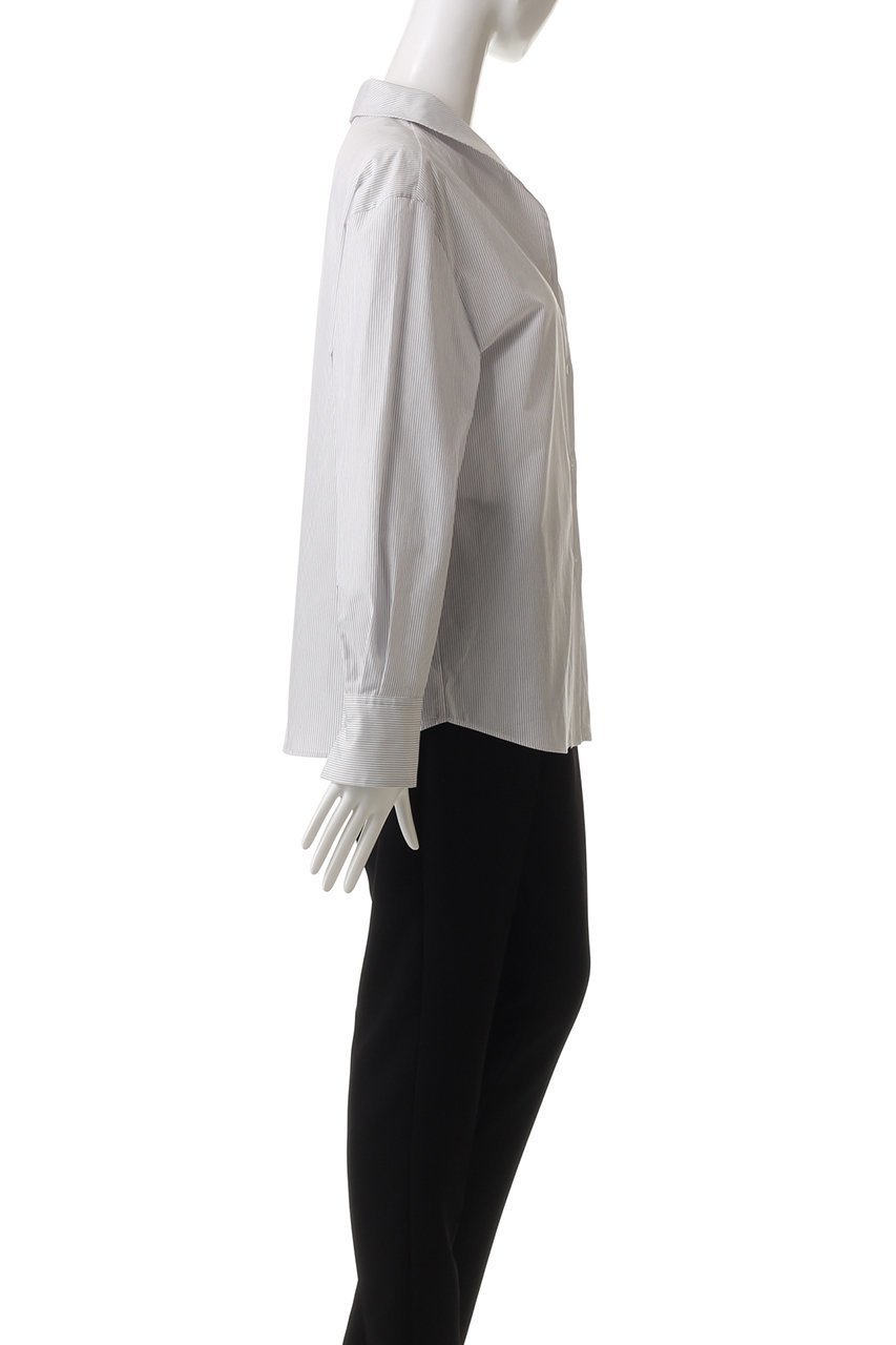 【ジェイドット/j.】のスーピマコットンストライプアシメブラウス 人気、トレンドファッション・服の通販 founy(ファニー) ファッション Fashion レディースファッション Fashion for Women トップス・カットソー Cut & Sew Tops シャツ・ブラウス・オフィスカジュアル Elegant Blouses & Button-Ups アシンメトリー Asymmetrical Style カッティング Cutting Detail スリーブ Sleeve, Long Sleeve / Short Sleeve ロング Long, Long-Length other-3|ID: prp329100004924911 ipo3291000000036954337