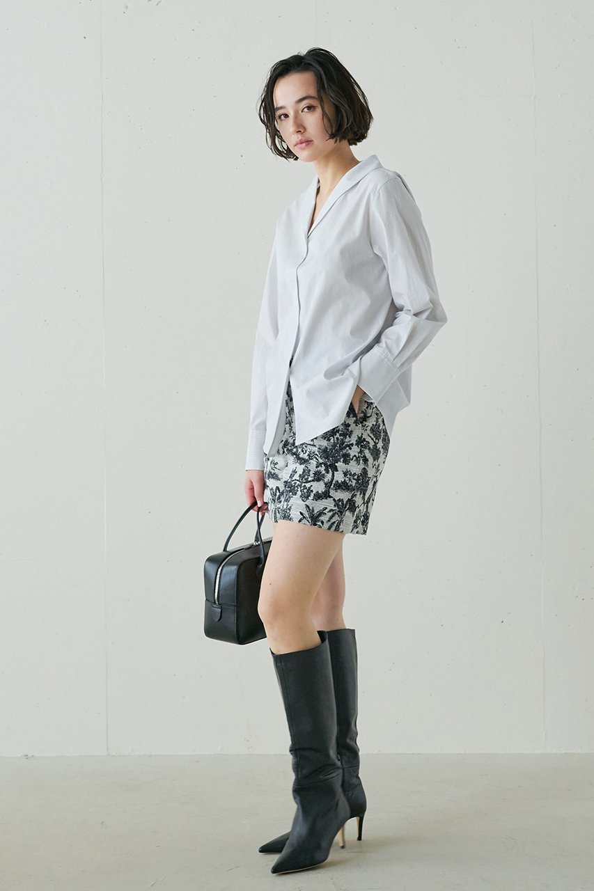 【ジェイドット/j.】のスーピマコットンストライプアシメブラウス 人気、トレンドファッション・服の通販 founy(ファニー) ファッション Fashion レディースファッション Fashion for Women トップス・カットソー Cut & Sew Tops シャツ・ブラウス・オフィスカジュアル Elegant Blouses & Button-Ups アシンメトリー Asymmetrical Style カッティング Cutting Detail スリーブ Sleeve, Long Sleeve / Short Sleeve ロング Long, Long-Length other-8|ID: prp329100004924911 ipo3291000000036954342