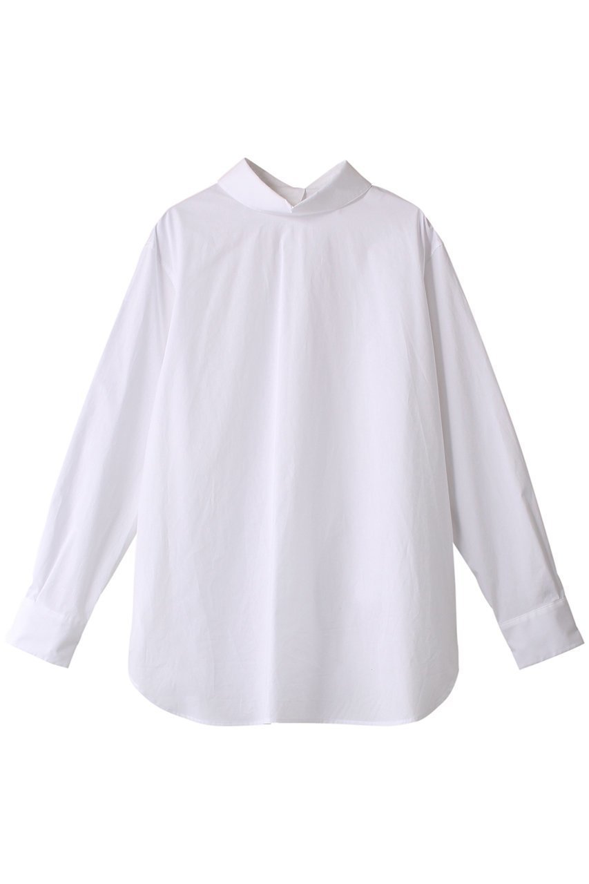 【ジェイドット/j.】の高密度コットン2WAYブラウス 人気、トレンドファッション・服の通販 founy(ファニー) 　ファッション　Fashion　レディースファッション　Fashion for Women　トップス・カットソー　Cut & Sew Tops　シャツ・ブラウス・オフィスカジュアル　Elegant Blouses & Button-Ups　シンプル　Simple, Minimal　スリーブ　Sleeve, Long Sleeve / Short Sleeve　ロング　Long, Long-Length　 other-1|ID: prp329100004924912 ipo3291000000036954343