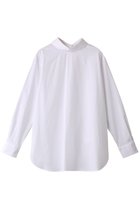 【ジェイドット/j.】の高密度コットン2WAYブラウス 人気、トレンドファッション・服の通販 founy(ファニー) ファッション Fashion レディースファッション Fashion for Women トップス・カットソー Cut & Sew Tops シャツ・ブラウス・オフィスカジュアル Elegant Blouses & Button-Ups シンプル Simple, Minimal スリーブ Sleeve, Long Sleeve / Short Sleeve ロング Long, Long-Length thumbnail ホワイト|ID: prp329100004924912 ipo3291000000036954344