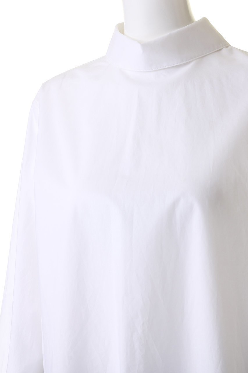 【ジェイドット/j.】の高密度コットン2WAYブラウス 人気、トレンドファッション・服の通販 founy(ファニー) 　ファッション　Fashion　レディースファッション　Fashion for Women　トップス・カットソー　Cut & Sew Tops　シャツ・ブラウス・オフィスカジュアル　Elegant Blouses & Button-Ups　シンプル　Simple, Minimal　スリーブ　Sleeve, Long Sleeve / Short Sleeve　ロング　Long, Long-Length　other-5|ID: prp329100004924912 ipo3291000000036954348