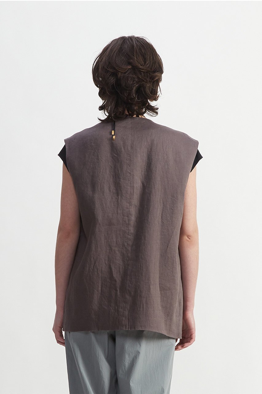 【プレインピープル/PLAIN PEOPLE】のフレンチリネンジレ 人気、トレンドファッション・服の通販 founy(ファニー) 　ファッション　Fashion　レディースファッション　Fashion for Women　アウター　Coat / Outerwear Collection　レディースジャケット・軽アウター　Jackets　なめらか　Smooth, Silky Texture　カーゴパンツ　Cargo Pants, Utility Pants　コンビネゾン　Jumpsuit, All-in-One　ジャケット　Jacket, Outerwear　バランス　Balance, Style Balance　フレンチ　French, French Style　ベスト　Vest, Waistcoat　ボトム　Bottoms, Lower Wear　リネン　Linen, Linen Fabric　other-3|ID: prp329100004924914 ipo3291000000036954360