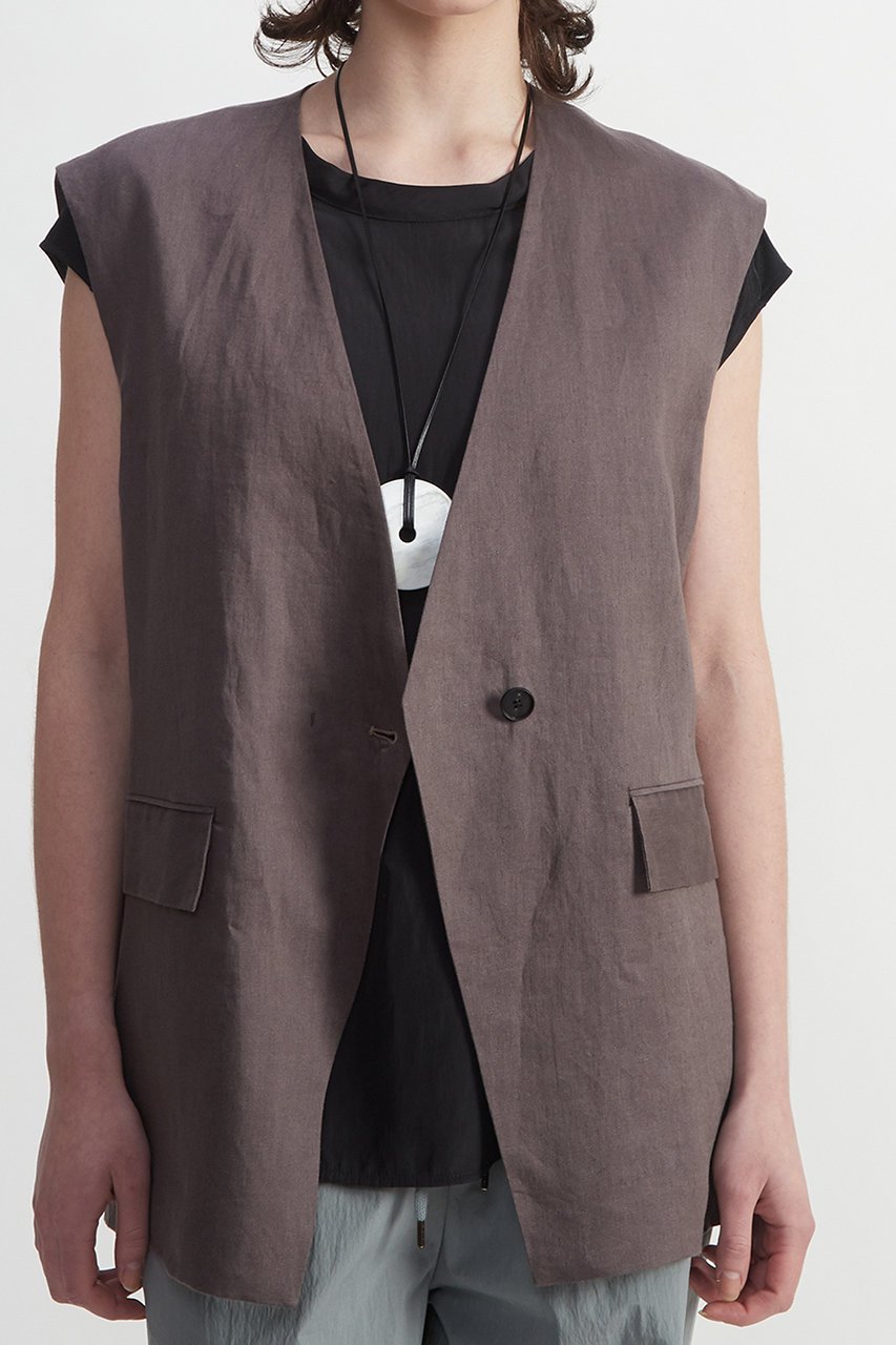 【プレインピープル/PLAIN PEOPLE】のフレンチリネンジレ 人気、トレンドファッション・服の通販 founy(ファニー) 　ファッション　Fashion　レディースファッション　Fashion for Women　アウター　Coat / Outerwear Collection　レディースジャケット・軽アウター　Jackets　なめらか　Smooth, Silky Texture　カーゴパンツ　Cargo Pants, Utility Pants　コンビネゾン　Jumpsuit, All-in-One　ジャケット　Jacket, Outerwear　バランス　Balance, Style Balance　フレンチ　French, French Style　ベスト　Vest, Waistcoat　ボトム　Bottoms, Lower Wear　リネン　Linen, Linen Fabric　other-5|ID: prp329100004924914 ipo3291000000036954362