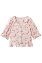 【ナナデコール/nanadecor】のフレンチローズブラウス 人気、トレンドファッション・服の通販 founy(ファニー) ファッション Fashion レディースファッション Fashion for Women トップス・カットソー Cut & Sew Tops シャツ・ブラウス・オフィスカジュアル Elegant Blouses & Button-Ups スリーブ Sleeve, Long Sleeve / Short Sleeve フリル Frill, Ruffle フレンチ French, French Style ロング Long, Long-Length ローズ Rose, Rose Motif thumbnail ピンク|ID: prp329100004924946 ipo3291000000036954633