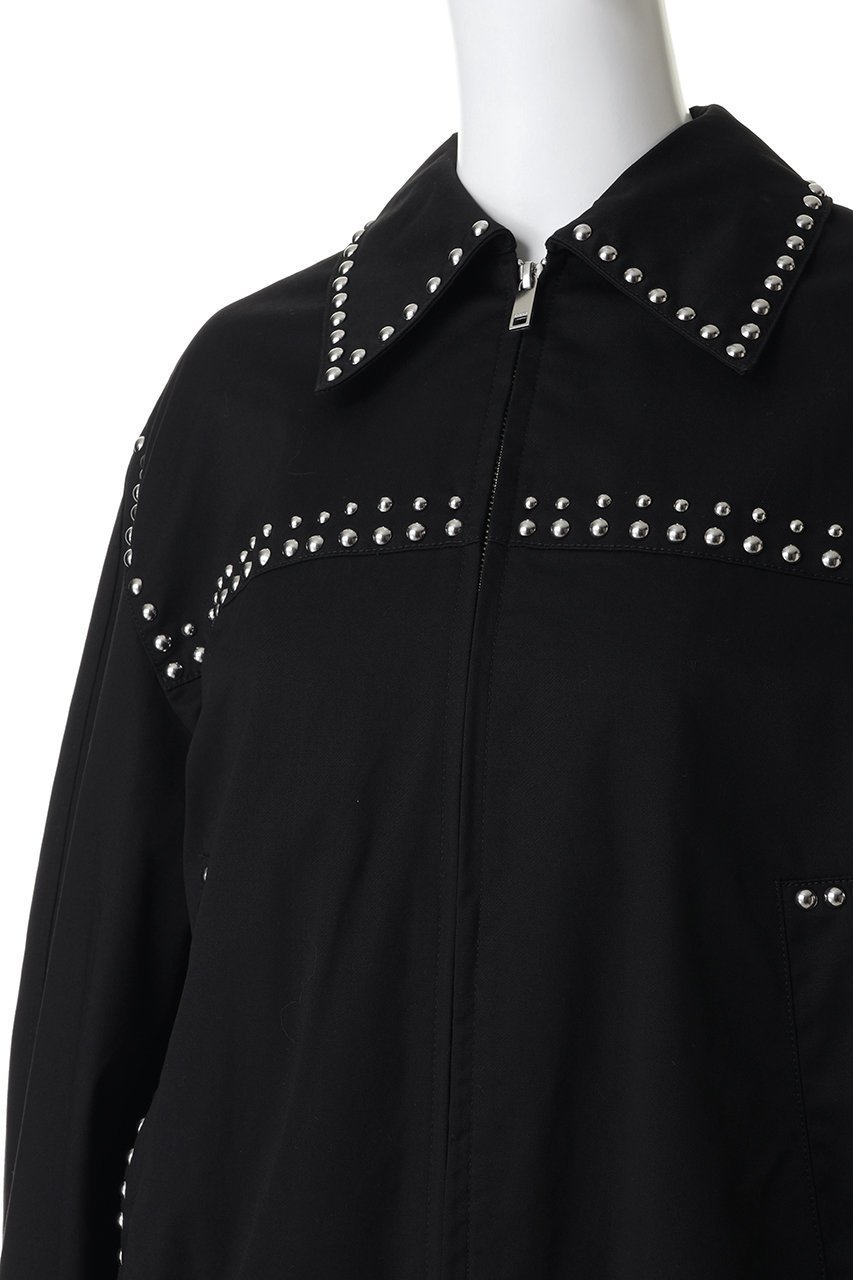 【クラネ/CLANE】のW COLOR STUDDED DRIZZLER JACKET ブルゾン 人気、トレンドファッション・服の通販 founy(ファニー) ファッション Fashion レディースファッション Fashion for Women アウター Coat / Outerwear Collection レディースジャケット・軽アウター Jackets ブルゾンジャケット・スポーティアウター Blouson Jackets ギャザー Gathered, Ruffled クール Cool, Chic ジップ Zip, Zipper ジャケット Jacket, Outerwear スタッズ Studs, Metal Accents スプリング Spring, Spring Collection スリット Slit, Slit Detail スリーブ Sleeve, Long Sleeve / Short Sleeve ブルゾン Blouson, Bomber Jacket ワイド Wide, Wide Fit other-5|ID: prp329100004924953 ipo3291000000036954711