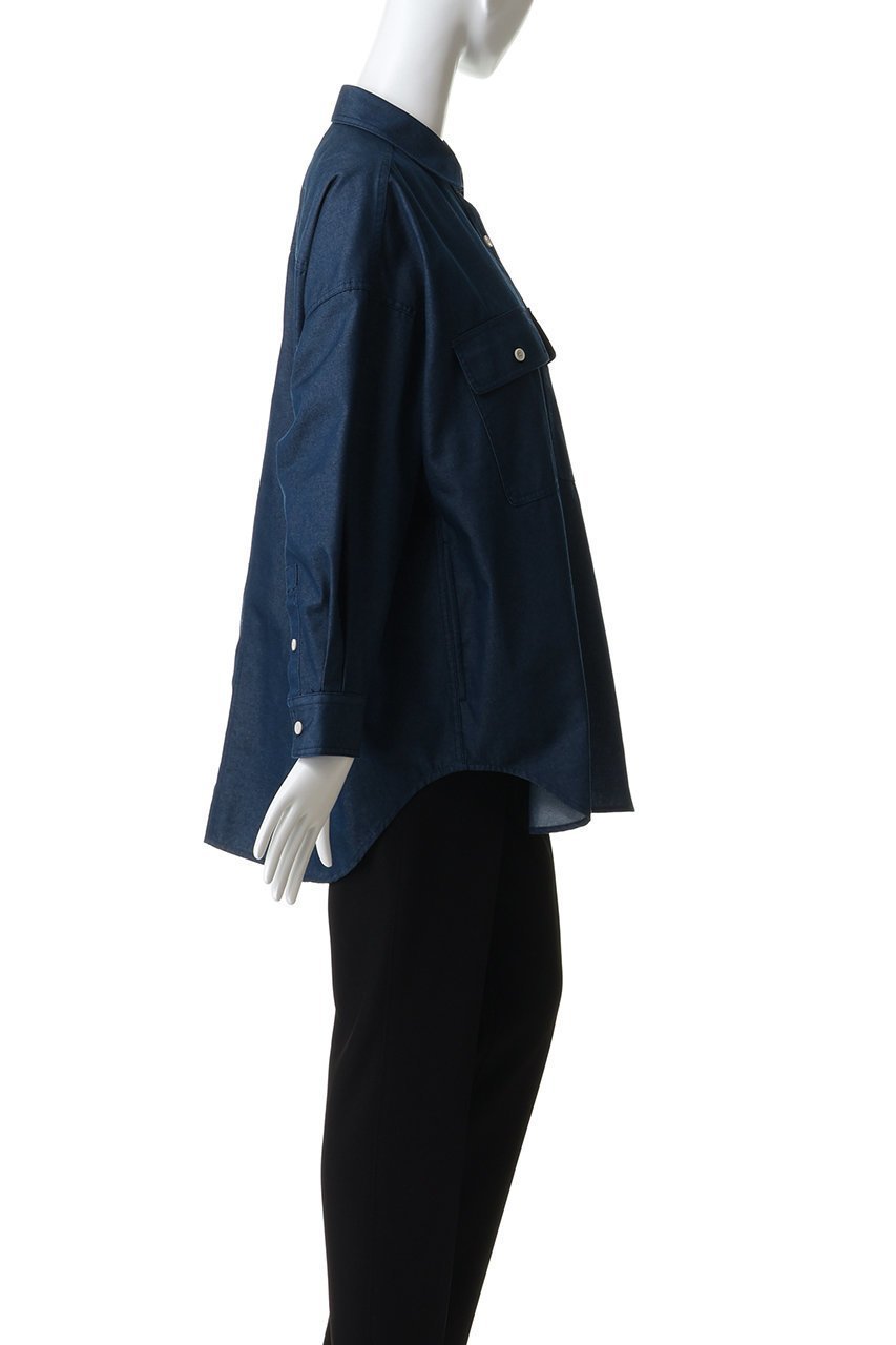 【エリオポール/heliopole】のデニムBIGシャツ 人気、トレンドファッション・服の通販 founy(ファニー) 　ファッション　Fashion　レディースファッション　Fashion for Women　トップス・カットソー　Cut & Sew Tops　シャツ・ブラウス・オフィスカジュアル　Elegant Blouses & Button-Ups　スリーブ　Sleeve, Long Sleeve / Short Sleeve　ダメージ　Distressed, Destroyed　デニム　Denim, Jeans Material　ビッグ　Big, Oversized　ロング　Long, Long-Length　other-3|ID: prp329100004924954 ipo3291000000036954720