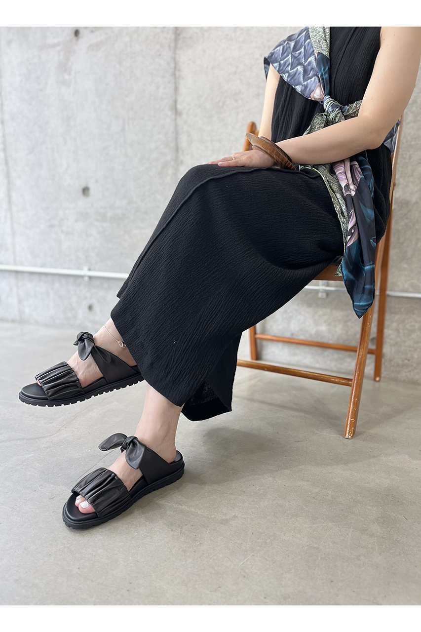 【リュニック エ モア/L'unique et moi】のChouchou リボンベルトサンダル 人気、トレンドファッション・服の通販 founy(ファニー) 　ファッション　Fashion　レディースファッション　Fashion for Women　ベルト&ウエストマーク　Belts & Waist Accessories　アクセサリー　Fashion Accessories　サンダル　Sandals, Summer Shoes　ソックス　Socks, Hosiery　タイツ　Tights, Legwear　ハーフ　Half, Half-Length　バランス　Balance, Style Balance　再入荷　Restock / Back in Stock　other-2|ID: prp329100004924958 ipo3291000000036954748