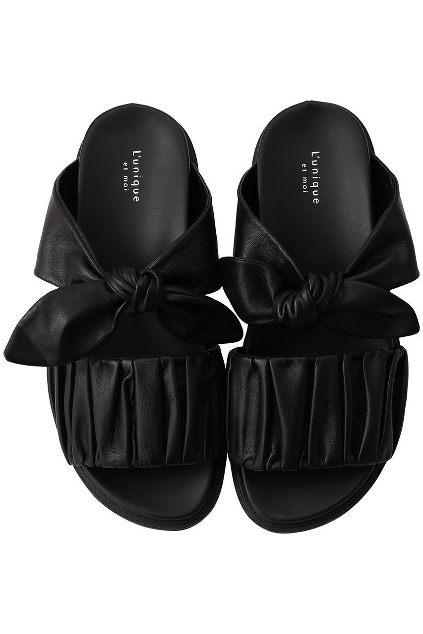 【リュニック エ モア/L'unique et moi】のChouchou リボンベルトサンダル 人気、トレンドファッション・服の通販 founy(ファニー) 　ファッション　Fashion　レディースファッション　Fashion for Women　ベルト&ウエストマーク　Belts & Waist Accessories　アクセサリー　Fashion Accessories　サンダル　Sandals, Summer Shoes　ソックス　Socks, Hosiery　タイツ　Tights, Legwear　ハーフ　Half, Half-Length　バランス　Balance, Style Balance　再入荷　Restock / Back in Stock　other-5|ID: prp329100004924958 ipo3291000000036954751