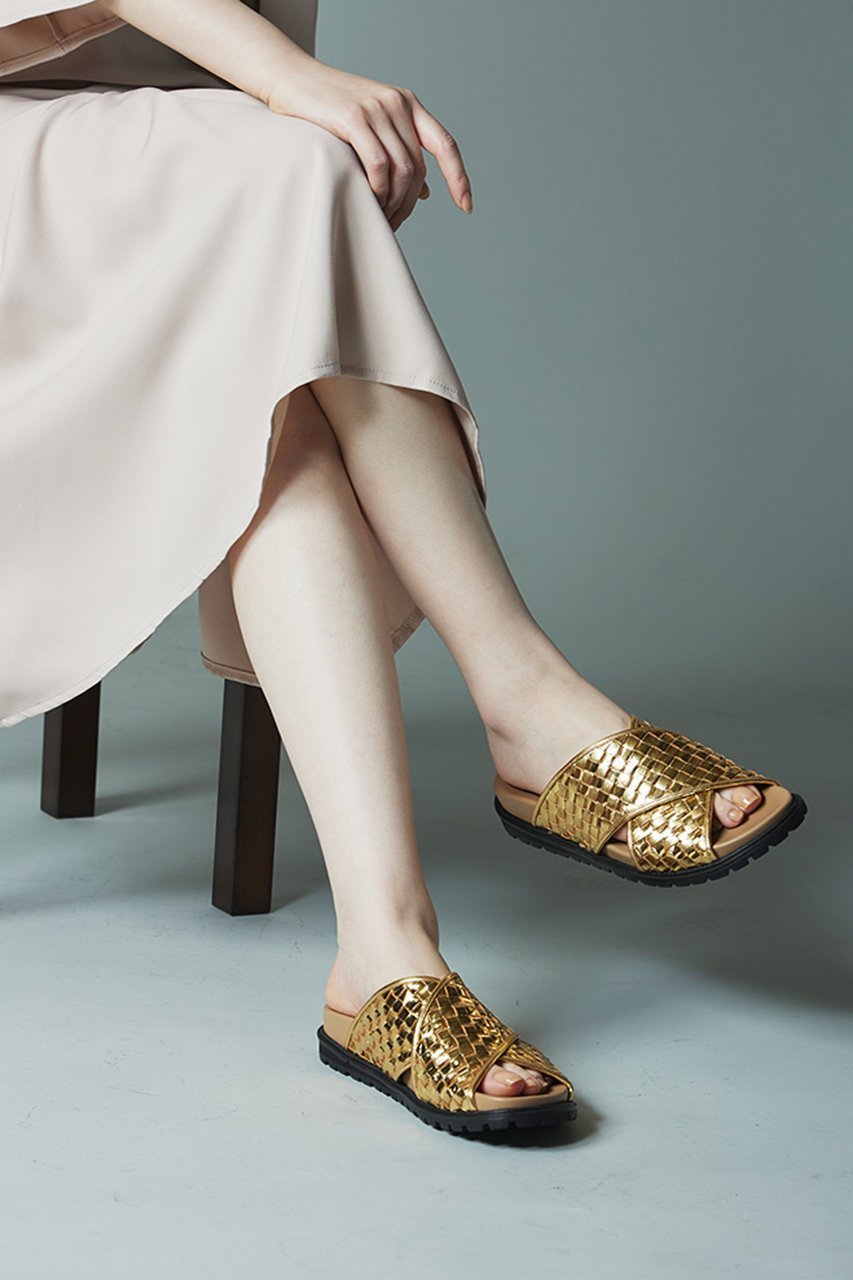 【リュニック エ モア/L'unique et moi】の【ELLE SHOP限定】Sophie メッシュレザークロスベルトサンダル 人気、トレンドファッション・服の通販 founy(ファニー) 　ファッション　Fashion　レディースファッション　Fashion for Women　ベルト&ウエストマーク　Belts & Waist Accessories　サンダル　Sandals, Summer Shoes　デニム　Denim, Jeans Material　モダン　Modern, Contemporary　定番　Standard, Basic Item　other-2|ID: prp329100004924959 ipo3291000000036954757