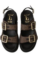 【ルカグロッシ/LucaGrossi】の【ELLE SHOP別注】ラフィア調 ダブルベルトサンダル 人気、トレンドファッション・服の通販 founy(ファニー) ファッション Fashion レディースファッション Fashion for Women ベルト&ウエストマーク Belts & Waist Accessories サンダル Sandals, Summer Shoes ダブル Double, Double-Breasted マキシ Maxi, Full Length ラフィア Raffia, Natural Straw リュクス Luxury, Elegant, High-End, Chic ワイド Wide, Wide Fit 別注 Limited Edition, Custom Order 夏 Summer |ID:prp329100004924972