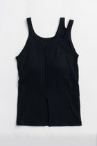 【メゾンスペシャル/MAISON SPECIAL】の【Miller×MAISON SPECIAL】コラボヘムスリットタンクトップ 人気、トレンドファッション・服の通販 founy(ファニー) ファッション Fashion レディースファッション Fashion for Women トップス・カットソー Cut & Sew Tops キャミソール&ノースリーブ Camisoles & Sleeveless Tops シャツ・ブラウス・オフィスカジュアル Elegant Blouses & Button-Ups ロングTシャツ・Tシャツ Longline T-Shirts & Tees カットソー・ベーシックTシャツ Cut-and-Sewn Tops / Stretch Tees & Basics アシンメトリー Asymmetrical Style インナー Innerwear キャミソール Camisole, Spaghetti Strap Top シンプル Simple, Minimal スリット Slit, Slit Detail タンク Tank Top, Sleeveless Top フロント Front, Front Design ベーシック Basic, Essential ボーダー Border, Stripe thumbnail BLK(ブラック)|ID: prp329100004924977 ipo3291000000036954920