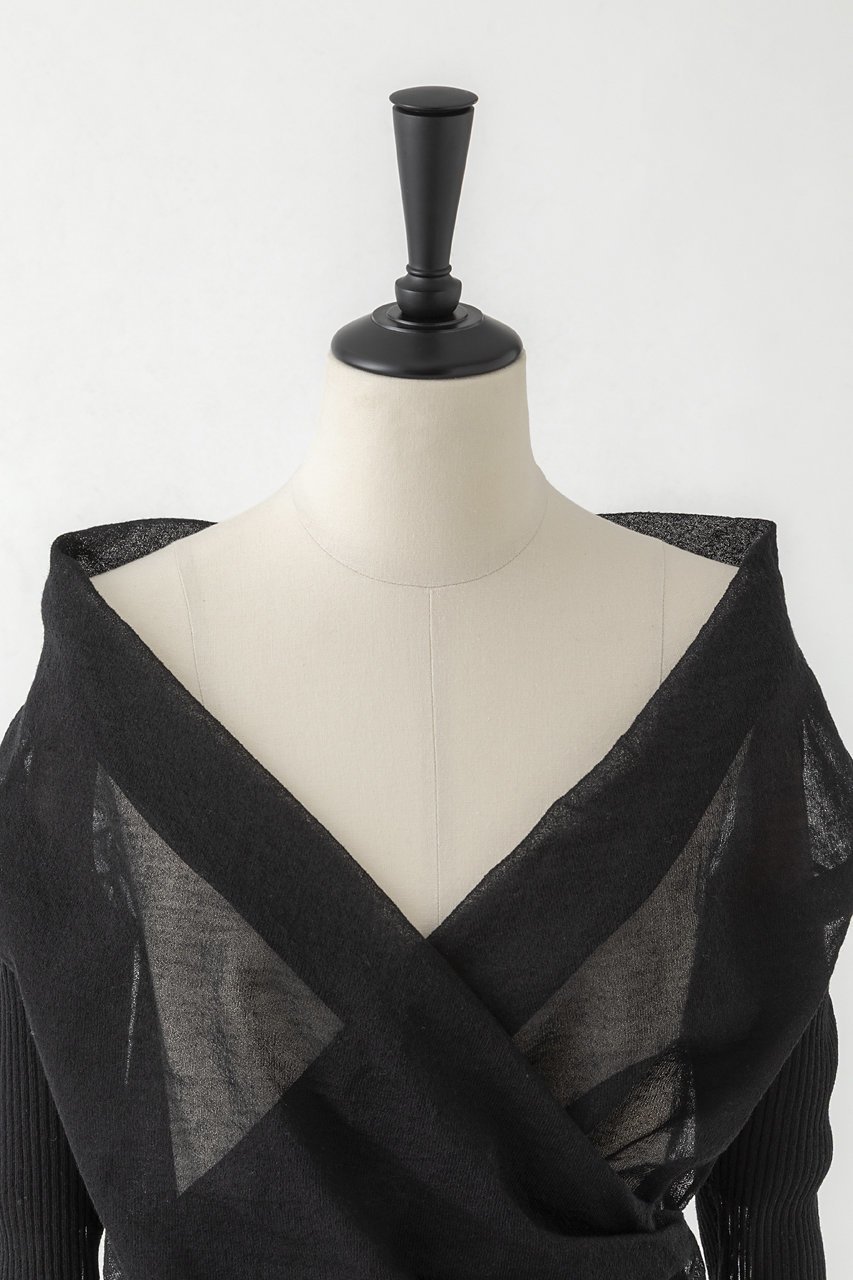 【オーヴィル/EAUVIRE】のカシュクールプルオーバー 人気、トレンドファッション・服の通販 founy(ファニー) ファッション Fashion レディースファッション Fashion for Women トップス・カットソー Cut & Sew Tops ニット Knit Tops & Sweaters カジュアルプルオーバー・ニットトップス Pullovers & Knit Tops / Casual Pullovers おすすめ Recommended / Our Picks インナー Innerwear キャミソール Camisole, Spaghetti Strap Top フィット Fit, Slim Fit 再入荷 Restock / Back in Stock 日本製 Made In Japan other-4|ID: prp329100004924979 ipo3291000000036954949