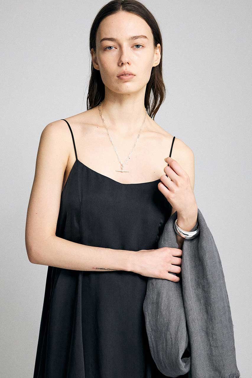 【ブリル/BRILL】のサテンバルーンキャミワンピース 人気、トレンドファッション・服の通販 founy(ファニー) 　ファッション　Fashion　レディースファッション　Fashion for Women　ワンピース　Dresses　キャミソールワンピース　Camisole Dresses　チュニック　Tunic Tops & Dresses　キャミソール　Camisole, Spaghetti Strap Top　キュプラ　Cupro, Eco Fabric　チュニック　Tunic, Long Top　バルーン　Balloon, Balloon Silhouette　フィット　Fit, Slim Fit　ロング　Long, Long-Length　エレガント 上品　Elegant　other-5|ID: prp329100004924983 ipo3291000000036954982