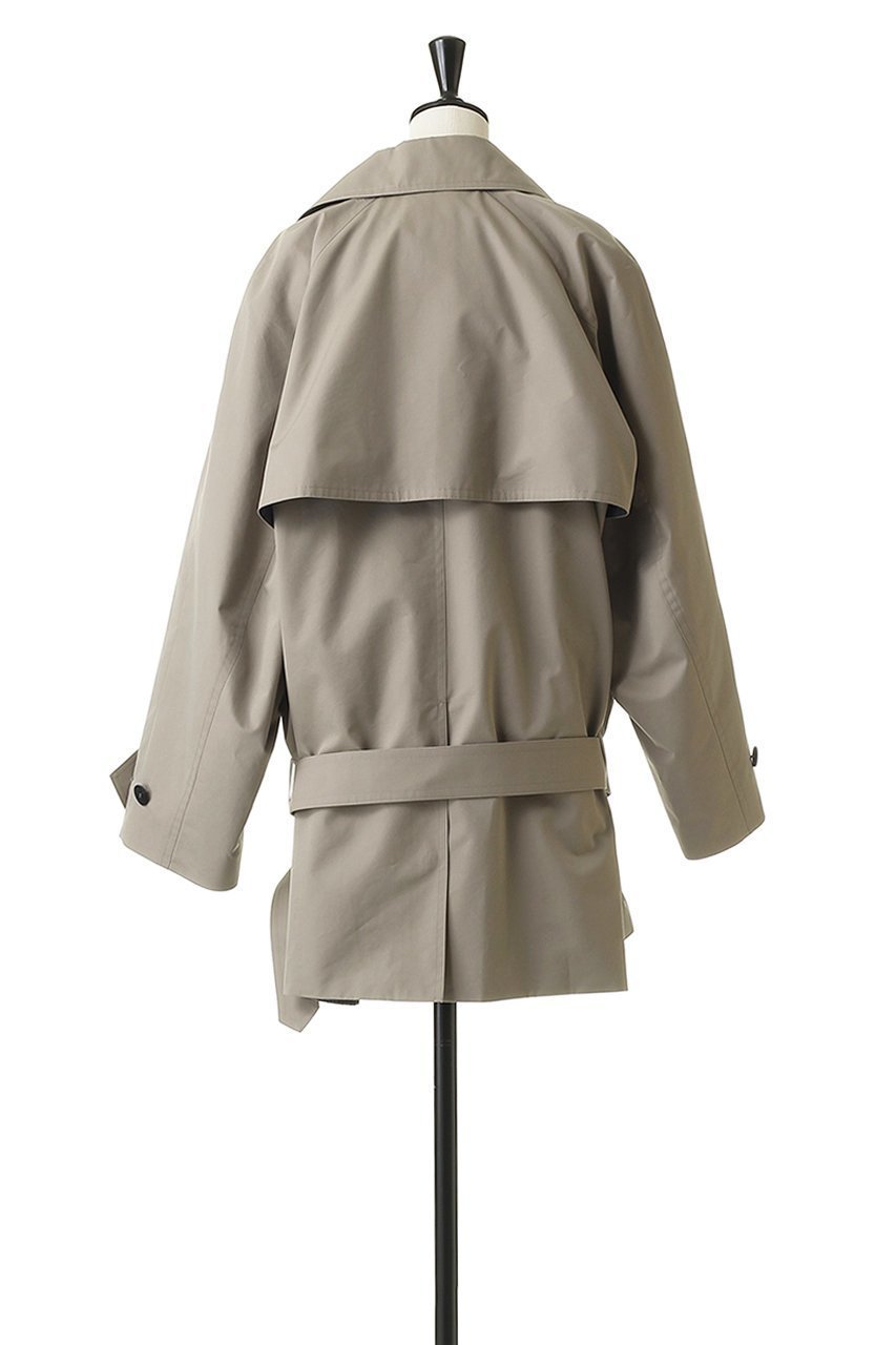 【ブラミンク/BLAMINK】のトレンチコート 人気、トレンドファッション・服の通販 founy(ファニー) 　ファッション　Fashion　レディースファッション　Fashion for Women　アウター　Coat / Outerwear Collection　コート・ロングコート・ピーコート　Long Coats, Peacoats & More　トレンチコート / 春秋の定番アウター　Trench Coats　クラシカル　Classical, Vintage-Inspired　ショート　Short, Short Length　シルク　Silk, 100% Silk　スリーブ　Sleeve, Long Sleeve / Short Sleeve　モダン　Modern, Contemporary　ルーズ　Loose, Oversized　エレガント 上品　Elegant　other-4|ID: prp329100004924993 ipo3291000000036955070