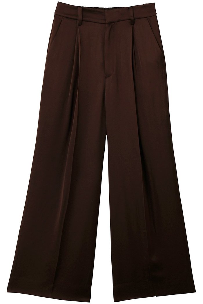 【デパリエ/DEPAREILLE】のサテンフレアパンツ インテリア・キッズ・メンズ・レディースファッション・服の通販 founy(ファニー) https://founy.com/ ファッション Fashion レディースファッション Fashion for Women パンツ Pants & Trousers サテン Satin, Glossy Fabric シンプル Simple, Minimal ストレート Straight, Straight Cut トレンド Trend, Trending Now フィット Fit, Slim Fit フレア Flare, Flared エレガント 上品 Elegant |ID: prp329100004924997 ipo3291000000036955096