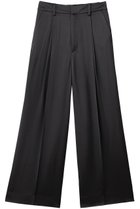 【デパリエ/DEPAREILLE】のサテンフレアパンツ チャコールグレー|ID: prp329100004924997 ipo3291000000036955099