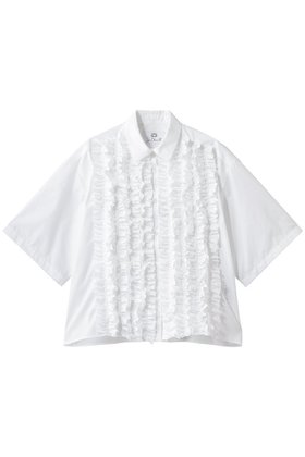 【ジュン オカモト/JUN OKAMOTO】 ギャザーフリルブラウス人気、トレンドファッション・服の通販 founy(ファニー) ファッション Fashion レディースファッション Fashion for Women トップス・カットソー Cut & Sew Tops シャツ・ブラウス・オフィスカジュアル Elegant Blouses & Button-Ups インナー Innerwear ギャザー Gathered, Ruffled ショート Short, Short Length シンプル Simple, Minimal ジャケット Jacket, Outerwear スラックス Slacks, Dress Pants スリーブ Sleeve, Long Sleeve / Short Sleeve デニム Denim, Jeans Material フリル Frill, Ruffle ブロード Broadcloth, Fine Cotton ボトム Bottoms, Lower Wear エレガント 上品 Elegant |ID:prp329100004924999