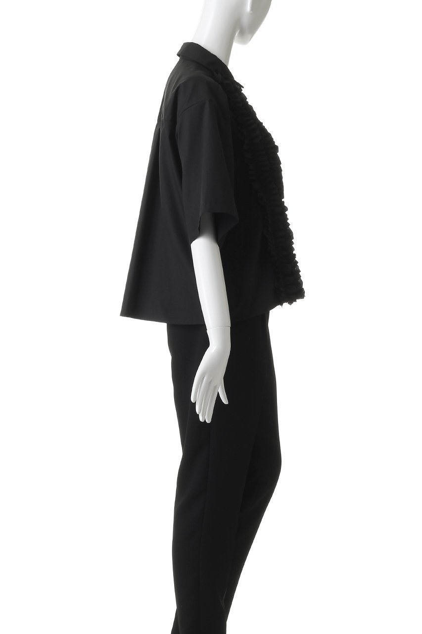 【その他のブランド/Other】のギャザーフリルブラウス 人気、トレンドファッション・服の通販 founy(ファニー) 　ファッション　Fashion　レディースファッション　Fashion for Women　トップス・カットソー　Cut & Sew Tops　シャツ・ブラウス・オフィスカジュアル　Elegant Blouses & Button-Ups　インナー　Innerwear　ギャザー　Gathered, Ruffled　ショート　Short, Short Length　シンプル　Simple, Minimal　ジャケット　Jacket, Outerwear　スラックス　Slacks, Dress Pants　スリーブ　Sleeve, Long Sleeve / Short Sleeve　デニム　Denim, Jeans Material　フリル　Frill, Ruffle　ブロード　Broadcloth, Fine Cotton　ボトム　Bottoms, Lower Wear　エレガント 上品　Elegant　other-3|ID: prp329100004924999 ipo3291000000036955135