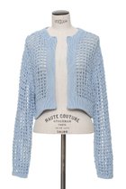 【オブリオ/AUBRIOT】のリッシモコットンカーディガン 人気、トレンドファッション・服の通販 founy(ファニー) ファッション Fashion レディースファッション Fashion for Women トップス・カットソー Cut & Sew Tops ニット Knit Tops & Sweaters カーディガン・羽織り Layered Style Cardigans カーディガン Cardigan, Knitwear コンパクト Compact, Small Size ループ Loop, Loop Knit thumbnail サックスブルー|ID: prp329100004925002 ipo3291000000036955166