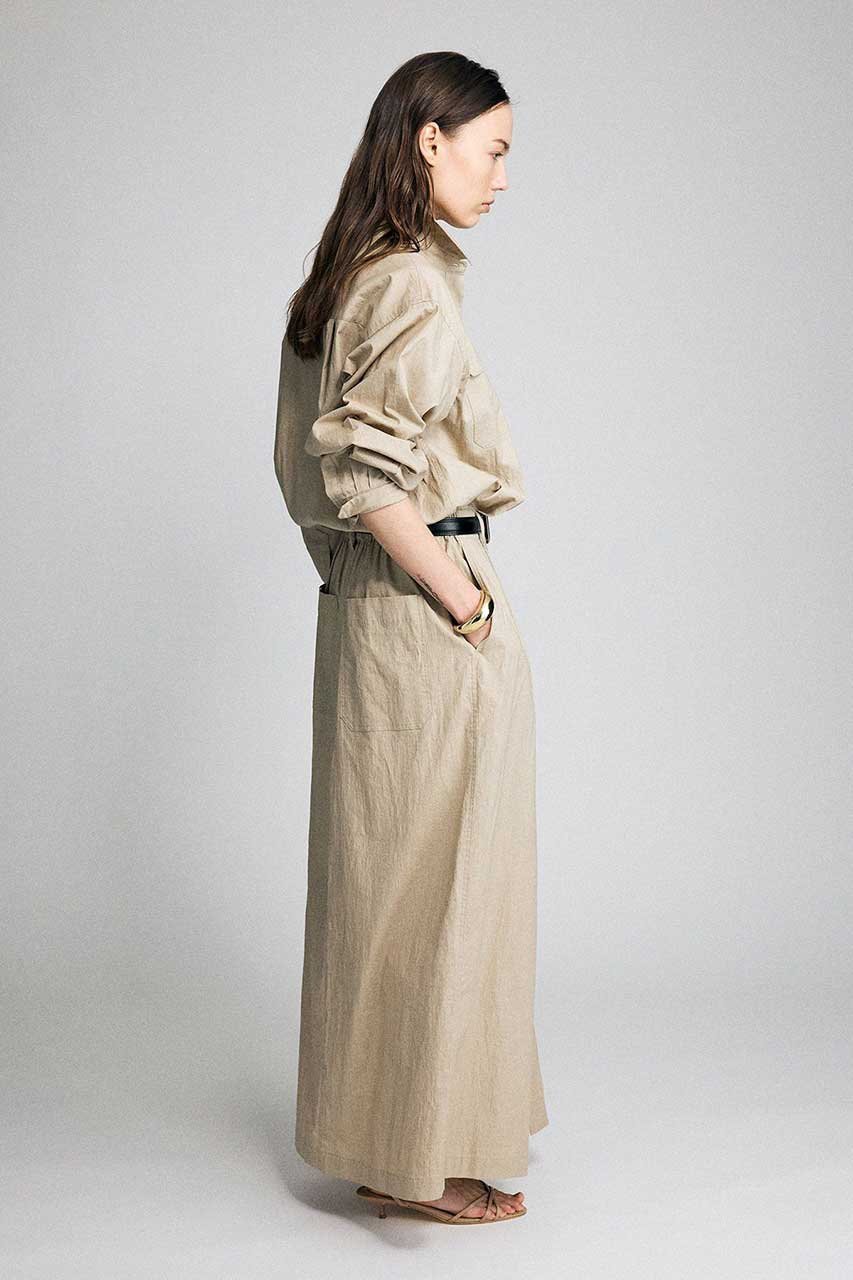 【ブリル/BRILL】のワッシャーシャツロングワンピース 人気、トレンドファッション・服の通販 founy(ファニー) 　ファッション　Fashion　レディースファッション　Fashion for Women　ワンピース　Dresses　チュニック　Tunic Tops & Dresses　ストレート　Straight, Straight Cut　チュニック　Tunic, Long Top　リネン　Linen, Linen Fabric　ロング　Long, Long-Length　再入荷　Restock / Back in Stock　other-3|ID: prp329100004925005 ipo3291000000036955182