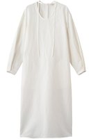 【ブラミンク/BLAMINK】のUネックロングスリーブワンピース 人気、トレンドファッション・服の通販 founy(ファニー) ファッション Fashion レディースファッション Fashion for Women ワンピース Dresses チュニック Tunic Tops & Dresses シルク Silk, 100% Silk シンプル Simple, Minimal スリーブ Sleeve, Long Sleeve / Short Sleeve チュニック Tunic, Long Top フォルム Silhouette, Form ミックス Mix, Mixed Style |ID:prp329100004925009