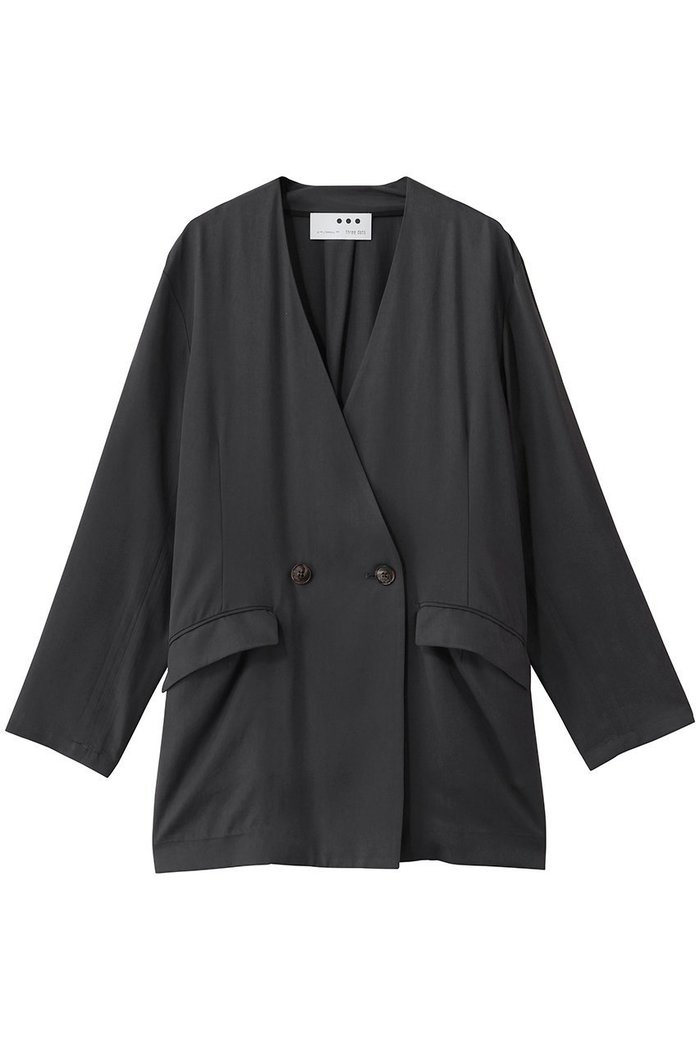 【スリー ドッツ/three dots】のフィブリオ ジャケット インテリア・キッズ・メンズ・レディースファッション・服の通販 founy(ファニー) https://founy.com/ ファッション Fashion レディースファッション Fashion for Women アウター Coat / Outerwear Collection レディースジャケット・軽アウター Jackets おすすめ Recommended / Our Picks シンプル Simple, Minimal ジャケット Jacket, Outerwear ダブル Double, Double-Breasted |ID: prp329100004925011 ipo3291000000036955238