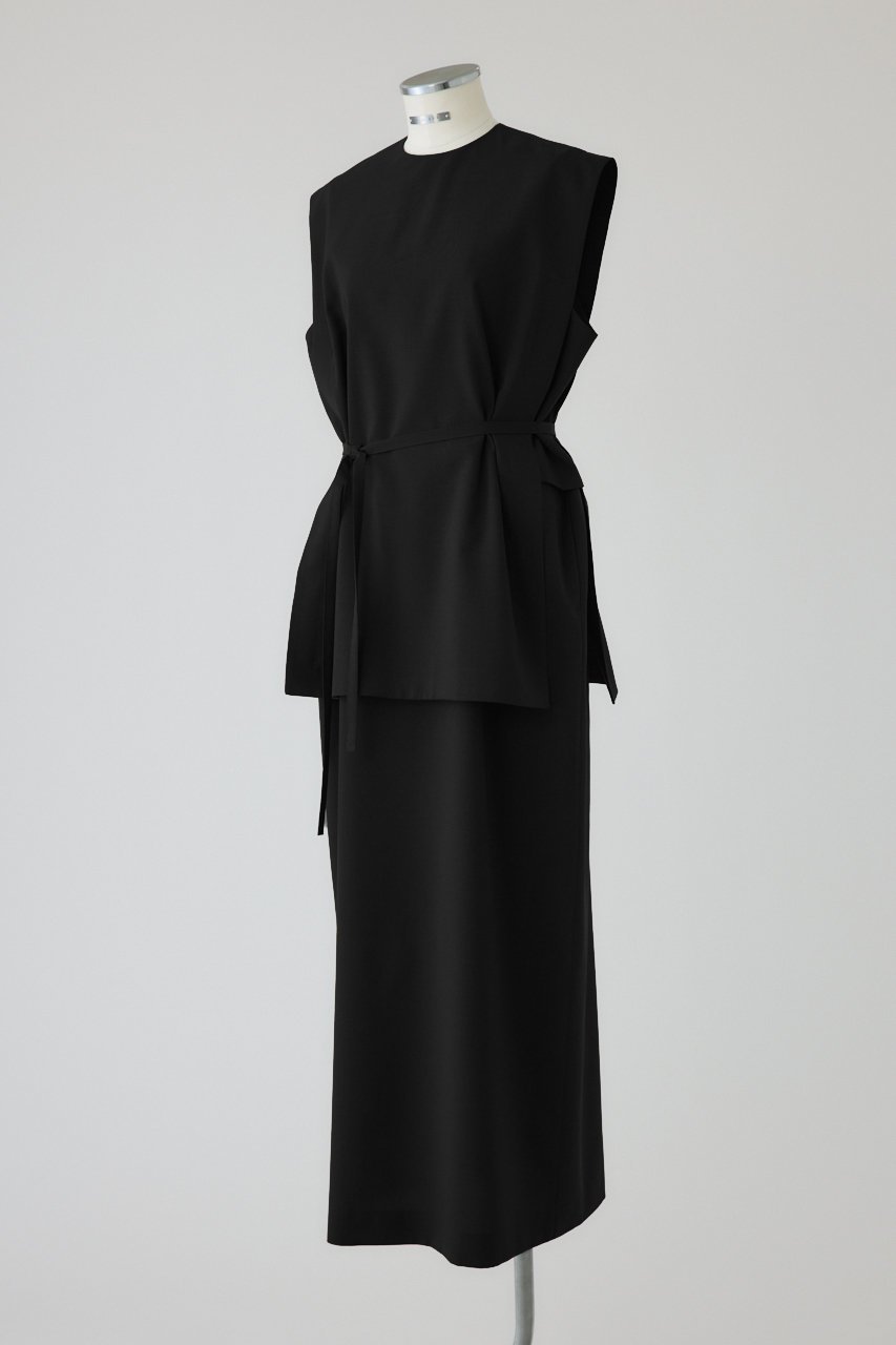 【リムアーク/RIM.ARK】のSquare layered dress/ドレス 人気、トレンドファッション・服の通販 founy(ファニー) 　ファッション　Fashion　レディースファッション　Fashion for Women　ワンピース　Dresses　フォーマル・パーティードレス・結婚式用ドレス　Elegant & Casual Dresses　チュニック　Tunic Tops & Dresses　スクエア　Square, Square Shape　チュニック　Tunic, Long Top　ドレス　Dress, One-Piece　メランジ　Melange, Mixed Yarn　ロング　Long, Long-Length　other-2|ID: prp329100004925014 ipo3291000000036955267