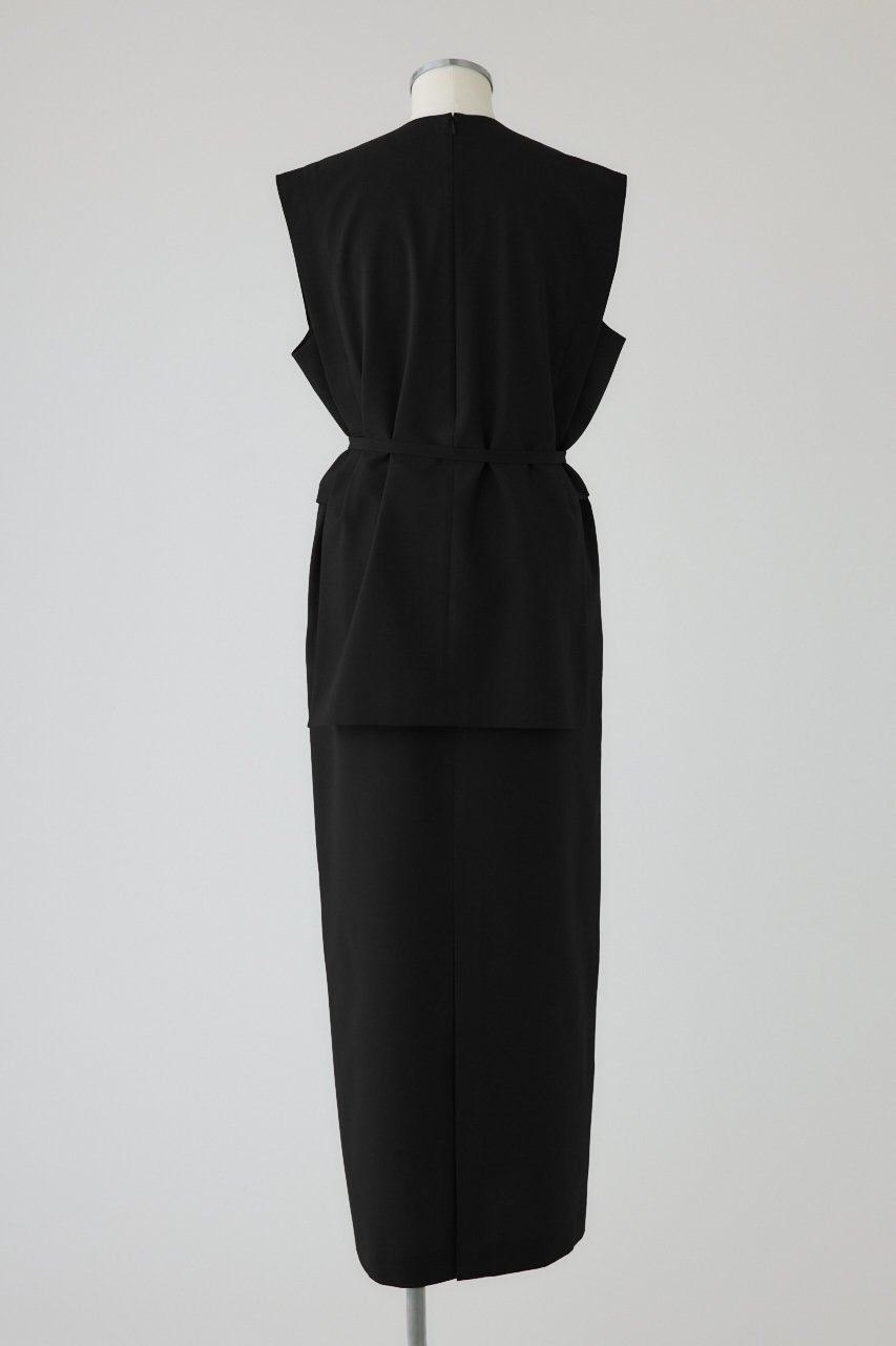 【リムアーク/RIM.ARK】のSquare layered dress/ドレス 人気、トレンドファッション・服の通販 founy(ファニー) 　ファッション　Fashion　レディースファッション　Fashion for Women　ワンピース　Dresses　フォーマル・パーティードレス・結婚式用ドレス　Elegant & Casual Dresses　チュニック　Tunic Tops & Dresses　スクエア　Square, Square Shape　チュニック　Tunic, Long Top　ドレス　Dress, One-Piece　メランジ　Melange, Mixed Yarn　ロング　Long, Long-Length　other-4|ID: prp329100004925014 ipo3291000000036955271