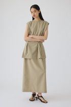 【リムアーク/RIM.ARK】のSquare layered dress/ドレス ベージュ|ID: prp329100004925014 ipo3291000000037336899