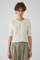 【リムアーク/RIM.ARK】のShirring lace compact tops/トップス 人気、トレンドファッション・服の通販 founy(ファニー) ファッション Fashion レディースファッション Fashion for Women トップス・カットソー Cut & Sew Tops シャツ・ブラウス・オフィスカジュアル Elegant Blouses & Button-Ups コンパクト Compact, Small Size ショート Short, Short Length シンプル Simple, Minimal スリーブ Sleeve, Long Sleeve / Short Sleeve バランス Balance, Style Balance 夏 Summer 春 Spring S/S・春夏 SS, Spring/Summer, Warm Season thumbnail ホワイト|ID: prp329100004925017 ipo3291000000036955279