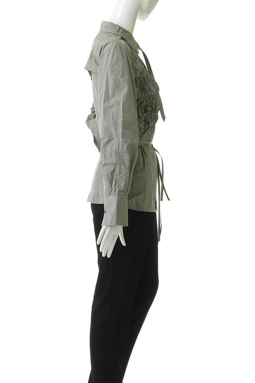 【メゾンスペシャル/MAISON SPECIAL】のSharpened Shape Shirt/シャーリングシェイプシャツ 人気、トレンドファッション・服の通販 founy(ファニー) 　ファッション　Fashion　レディースファッション　Fashion for Women　トップス・カットソー　Cut & Sew Tops　シャツ・ブラウス・オフィスカジュアル　Elegant Blouses & Button-Ups　シャーリング　Shirring, Ruched　スリット　Slit, Slit Detail　スリーブ　Sleeve, Long Sleeve / Short Sleeve　ノースリーブ　Sleeveless, No-Sleeve　ボレロ　Bolero, Short Cardigan　ロング　Long, Long-Length　other-3|ID: prp329100004925020 ipo3291000000036955351