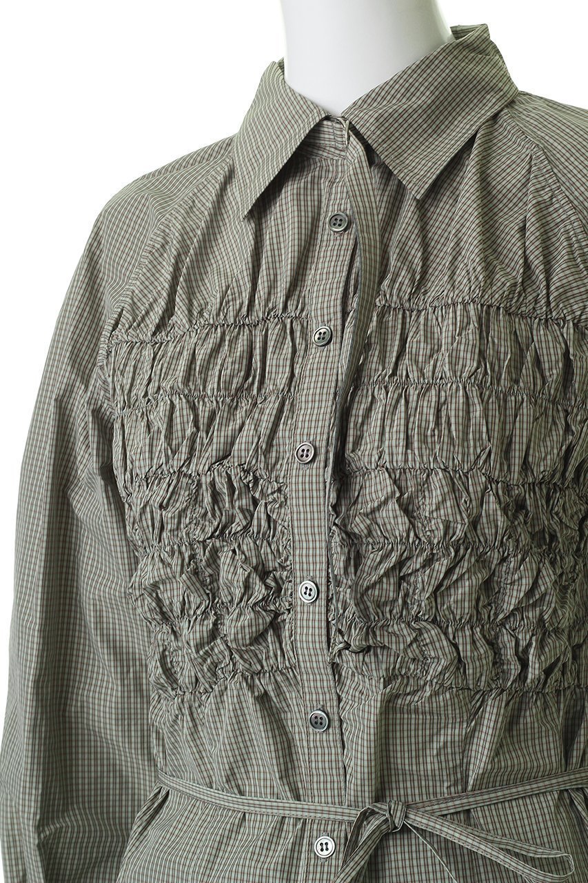 【メゾンスペシャル/MAISON SPECIAL】のSharpened Shape Shirt/シャーリングシェイプシャツ 人気、トレンドファッション・服の通販 founy(ファニー) 　ファッション　Fashion　レディースファッション　Fashion for Women　トップス・カットソー　Cut & Sew Tops　シャツ・ブラウス・オフィスカジュアル　Elegant Blouses & Button-Ups　シャーリング　Shirring, Ruched　スリット　Slit, Slit Detail　スリーブ　Sleeve, Long Sleeve / Short Sleeve　ノースリーブ　Sleeveless, No-Sleeve　ボレロ　Bolero, Short Cardigan　ロング　Long, Long-Length　other-5|ID: prp329100004925020 ipo3291000000036955354