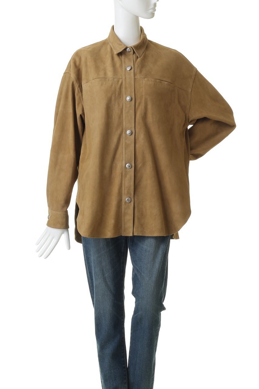 【ウィムガゼット/Whim Gazette】のスエードシャツジャケット 人気、トレンドファッション・服の通販 founy(ファニー) ファッション Fashion レディースファッション Fashion for Women アウター Coat / Outerwear Collection レディースジャケット・軽アウター Jackets ジャケット Jacket, Outerwear リアル Real, Realistic リラックス Relax, Relaxed Fit エレガント 上品 Elegant other-2|ID: prp329100004925022 ipo3291000000036955362