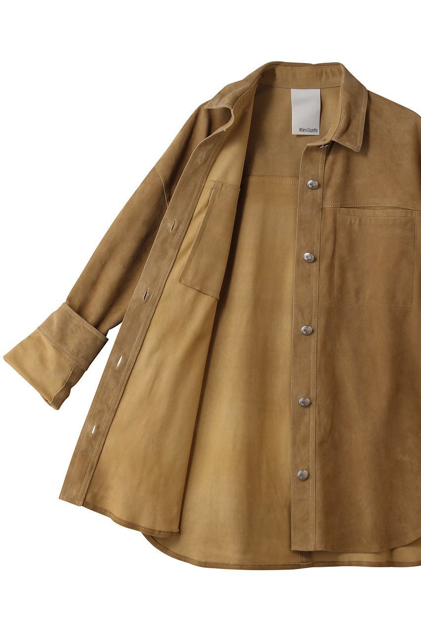 【ウィムガゼット/Whim Gazette】のスエードシャツジャケット 人気、トレンドファッション・服の通販 founy(ファニー) ファッション Fashion レディースファッション Fashion for Women アウター Coat / Outerwear Collection レディースジャケット・軽アウター Jackets ジャケット Jacket, Outerwear リアル Real, Realistic リラックス Relax, Relaxed Fit エレガント 上品 Elegant other-6|ID: prp329100004925022 ipo3291000000036955366