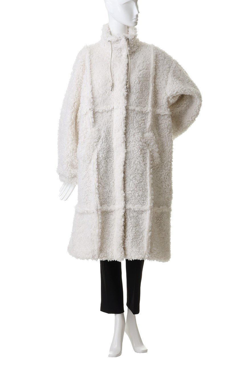 【メゾンスペシャル/MAISON SPECIAL】のCut Off High Neck Boa Coat/カットオフハイネックボアコート 人気、トレンドファッション・服の通販 founy(ファニー) 　ファッション　Fashion　レディースファッション　Fashion for Women　アウター　Coat / Outerwear Collection　コート・ロングコート・ピーコート　Long Coats, Peacoats & More　イタリア　Italy　キュプラ　Cupro, Eco Fabric　ダブル　Double, Double-Breasted　バランス　Balance, Style Balance　ベビー　Baby, Babywear　ミドル　Middle Length, Mid Height　ロング　Long, Long-Length　other-2|ID: prp329100004925040 ipo3291000000036955544