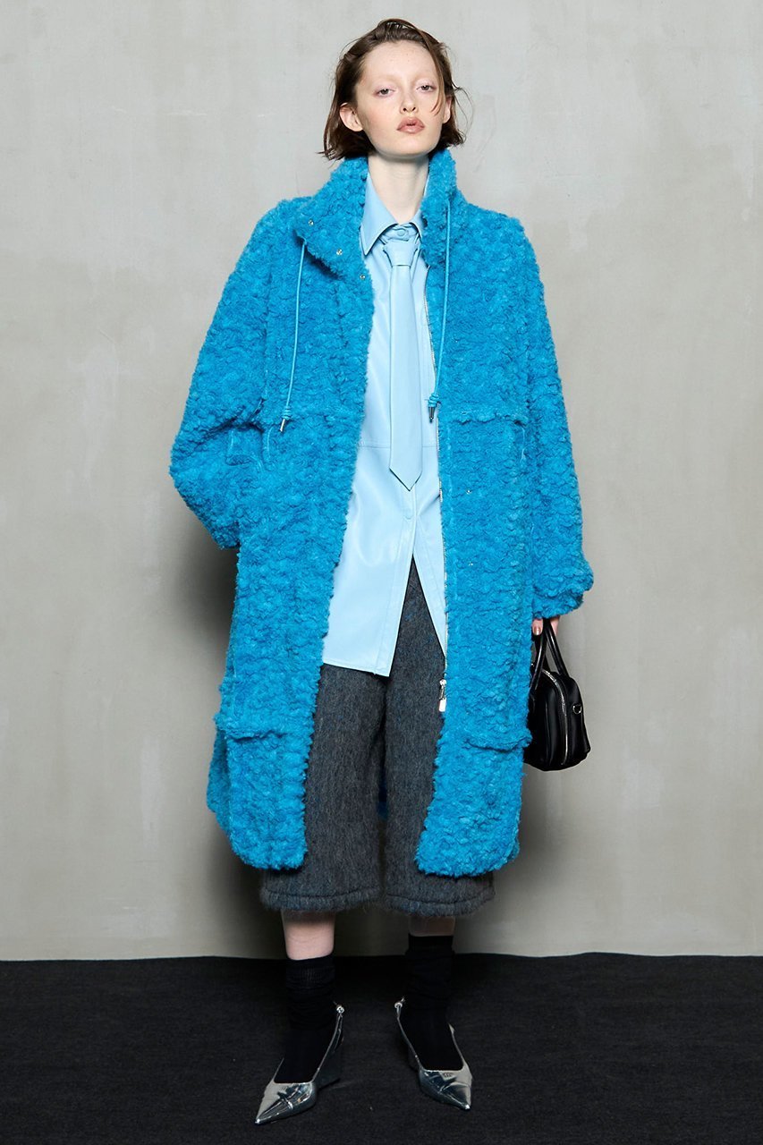 【メゾンスペシャル/MAISON SPECIAL】のCut Off High Neck Boa Coat/カットオフハイネックボアコート 人気、トレンドファッション・服の通販 founy(ファニー) 　ファッション　Fashion　レディースファッション　Fashion for Women　アウター　Coat / Outerwear Collection　コート・ロングコート・ピーコート　Long Coats, Peacoats & More　イタリア　Italy　キュプラ　Cupro, Eco Fabric　ダブル　Double, Double-Breasted　バランス　Balance, Style Balance　ベビー　Baby, Babywear　ミドル　Middle Length, Mid Height　ロング　Long, Long-Length　other-8|ID: prp329100004925040 ipo3291000000036955553