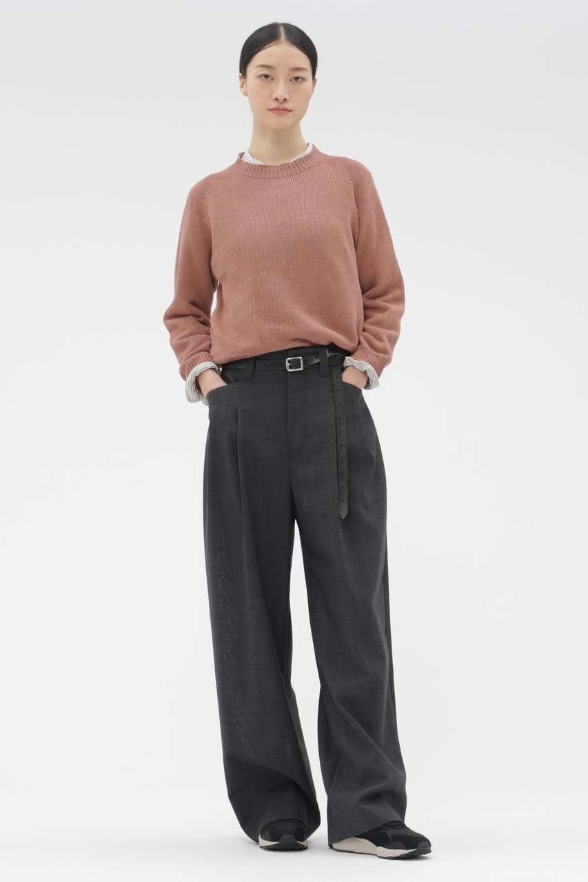 【マーガレットハウエル/MARGARET HOWELL】のLINEN COTTON KNITWEAR 人気、トレンドファッション・服の通販 founy(ファニー) 　ファッション　Fashion　レディースファッション　Fashion for Women　トップス・カットソー　Cut & Sew Tops　ニット　Knit Tops & Sweaters　カジュアルプルオーバー・ニットトップス　Pullovers & Knit Tops / Casual Pullovers　イタリア　Italy　シンプル　Simple, Minimal　デニム　Denim, Jeans Material　バランス　Balance, Style Balance　リネン　Linen, Linen Fabric　other-2|ID: prp329100004925047 ipo3291000000036955637