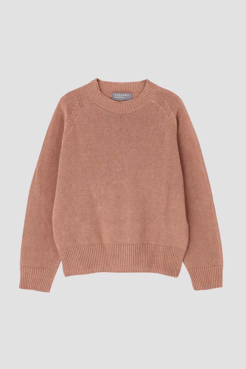 【マーガレットハウエル/MARGARET HOWELL】のLINEN COTTON KNITWEAR 人気、トレンドファッション・服の通販 founy(ファニー) 　ファッション　Fashion　レディースファッション　Fashion for Women　トップス・カットソー　Cut & Sew Tops　ニット　Knit Tops & Sweaters　カジュアルプルオーバー・ニットトップス　Pullovers & Knit Tops / Casual Pullovers　イタリア　Italy　シンプル　Simple, Minimal　デニム　Denim, Jeans Material　バランス　Balance, Style Balance　リネン　Linen, Linen Fabric　other-3|ID: prp329100004925047 ipo3291000000036955639